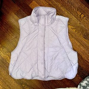 FP MOVEMENT- Quinn Quilted Puffer Vest - purple S size